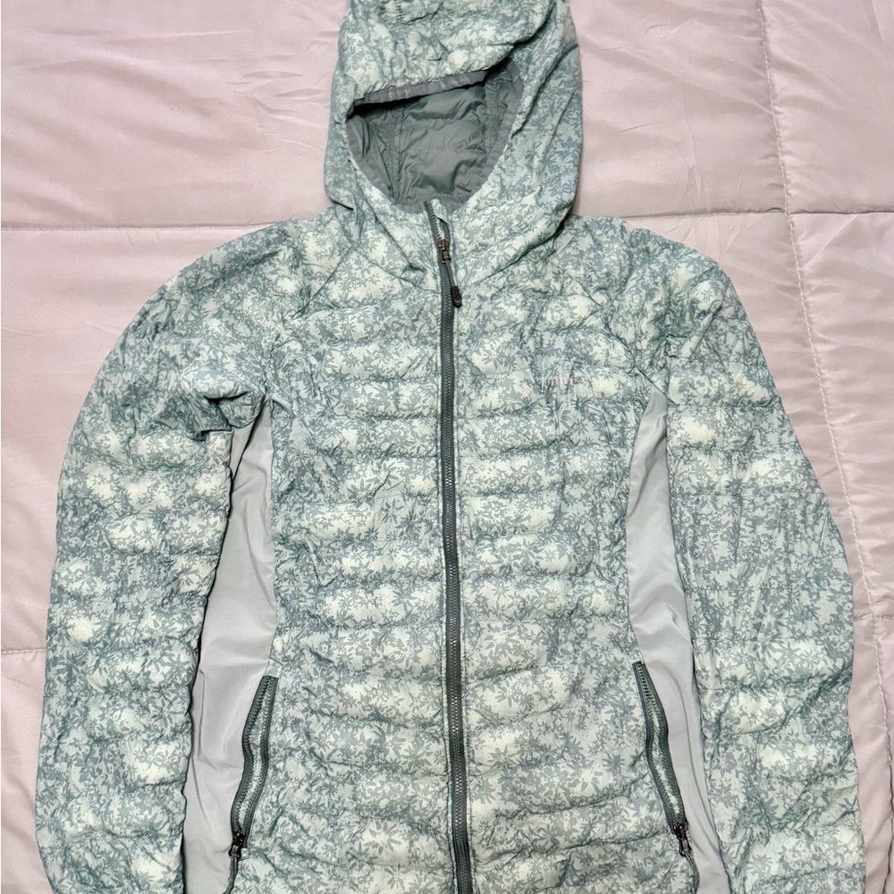 Women's Green Patterned Jacket